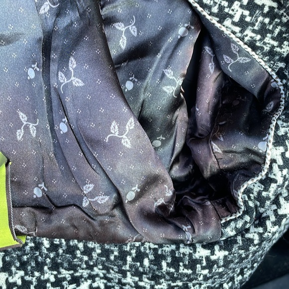 Soia and Kyo houndstooth wool peacoat overcoat jacket coat - Picture 12 of 12